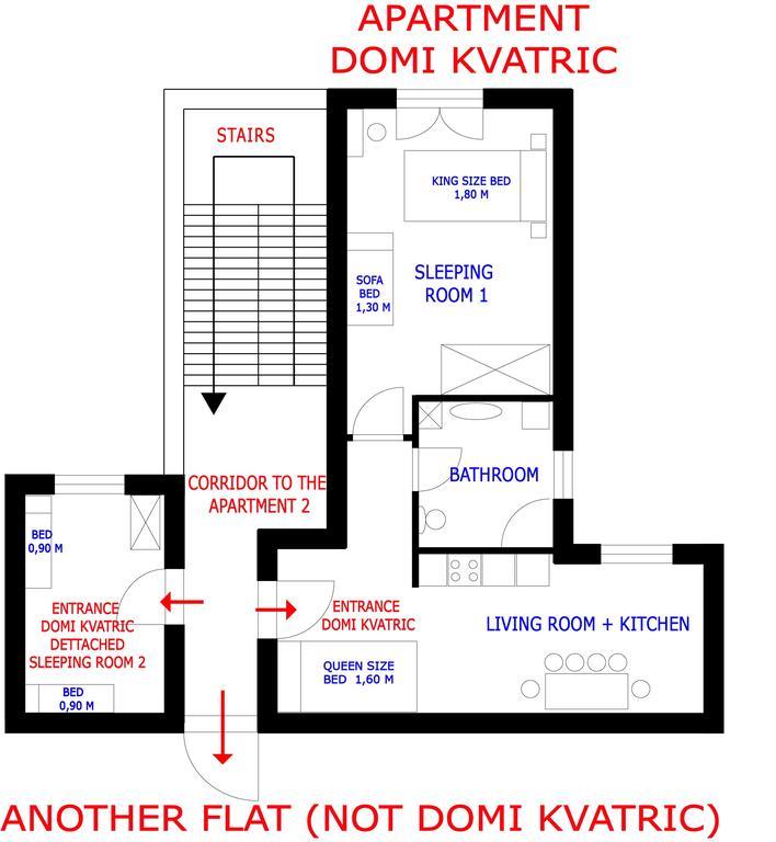Apartment Domi Kvatric ザグレブ エクステリア 写真